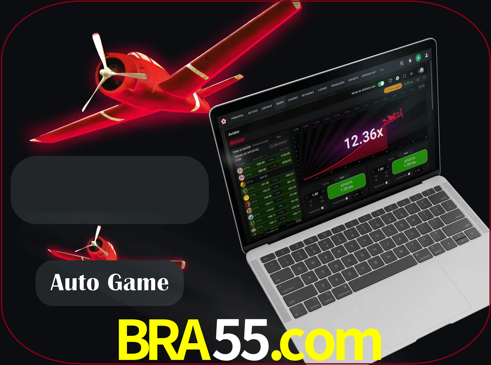 No modo automático, os jogos apostam e sacam seu dinheiro automaticamente.