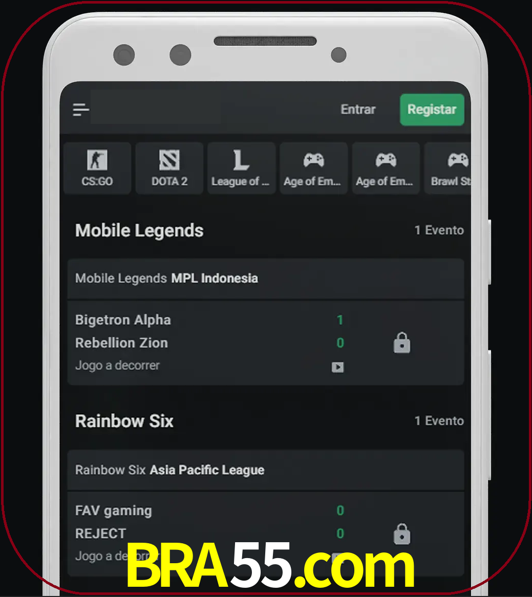 Esportes permitem apostar nos maiores torneios.