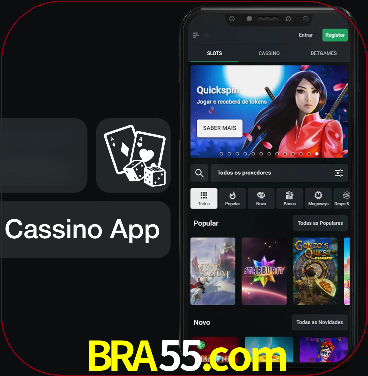 Jogue jogos de cassino e ganhe.