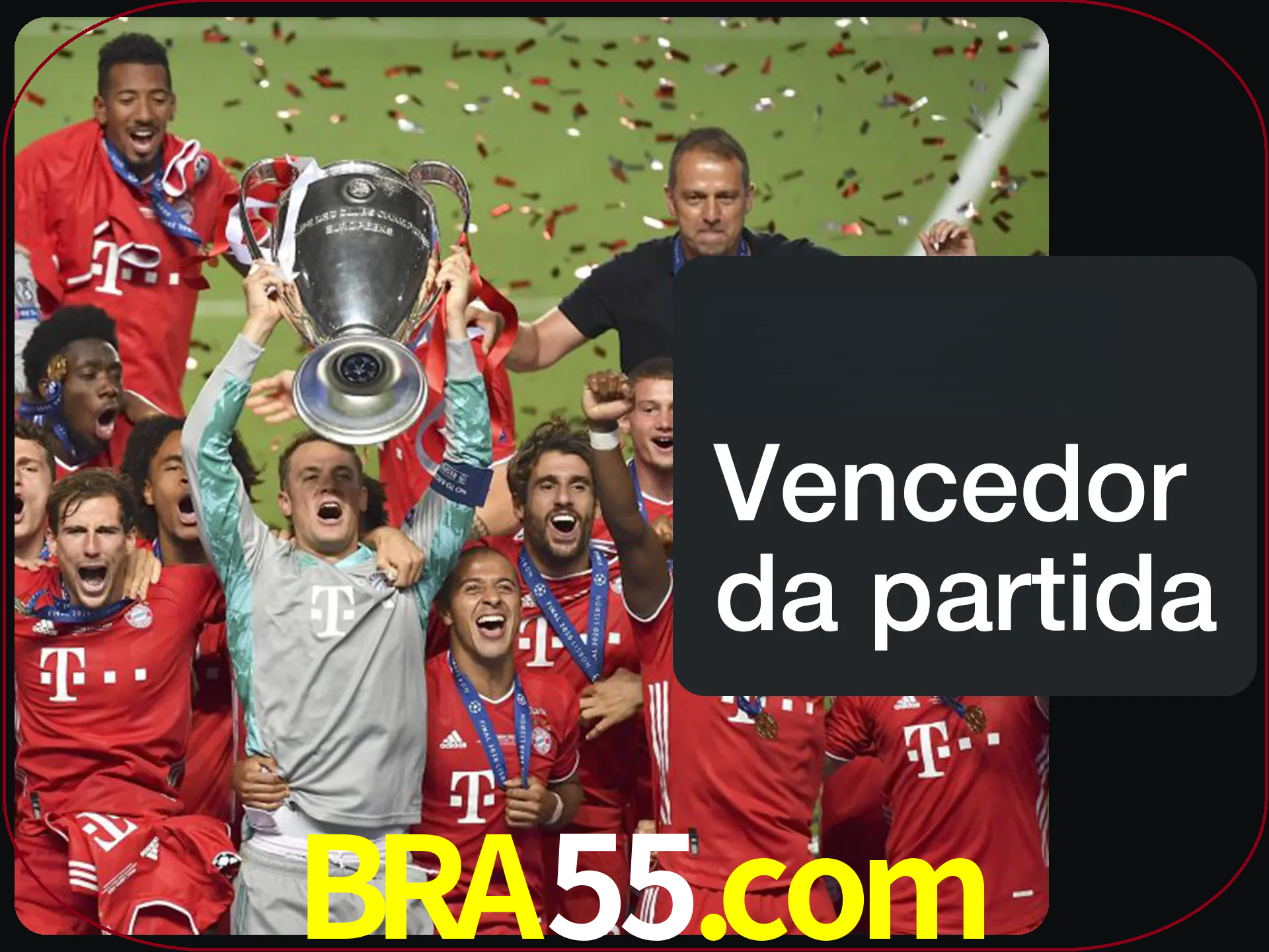 Aposte no vencedor e ganhe uma grande quantia de dinheiro.